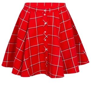 DIXXON XL WOMEN'S DAYTONA FLANNEL CIRCLE SKIRT